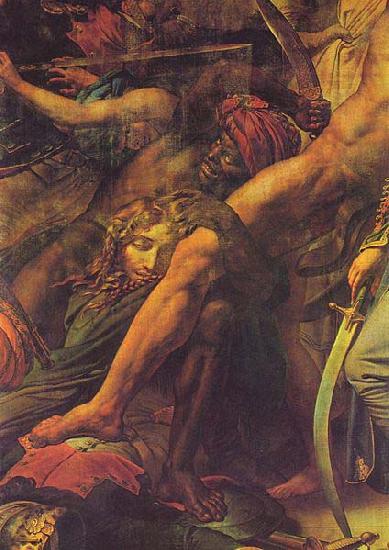 Girodet-Trioson, Anne-Louis Die Revolte in Kairo, Detail Sweden oil painting art